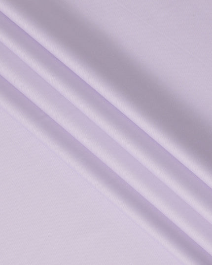 Lavender Fine Texture Premium Italian Cotton Shirting Fabric, Subtle Ribbed Weave, 150 Cms Width, Italy-D27047