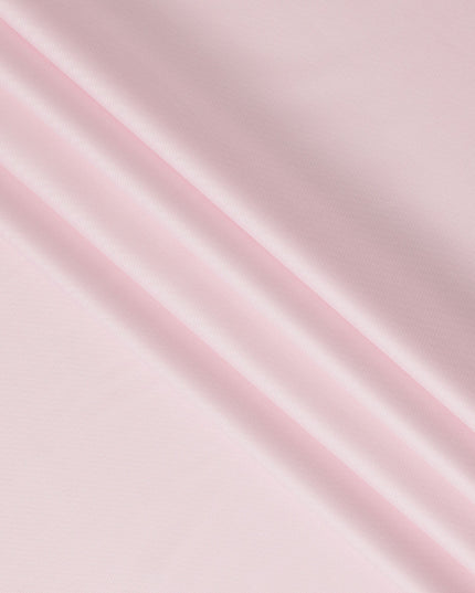 Soft Pink Fine Texture Premium Italian Cotton Shirting Fabric, Subtle Ribbed Weave, 150 Cms Width, Italy-D27052