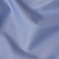 Royal Blue Micro Stripe Premium Italian Cotton Shirting Fabric, Fine Ribbed Texture, 150 Cms Width, Italy-D27050