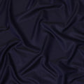 Navy Blue Fine Texture Premium Italian Cotton Shirting Fabric, Subtle Ribbed Weave, 150 Cms Width, Italy-D27046