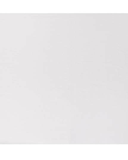 Pure White Herringbone Textured Solid Premium Italian Cotton Shirting Fabric, 150 Cms, Italy-D27060