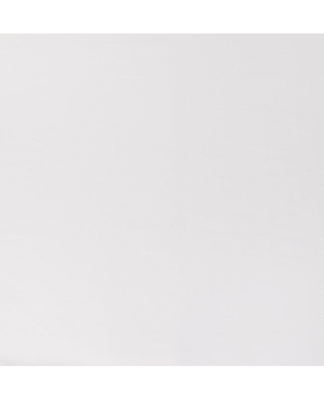 Pure White Herringbone Textured Solid Premium Italian Cotton Shirting Fabric, 150 Cms, Italy-D27060