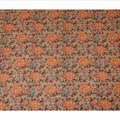 Beige Multicolor Floral Paisley Printed Viscose Fabric Raw Silk Finish Premium Dress Material 110 Cms India-D27338 Regal Fabrics