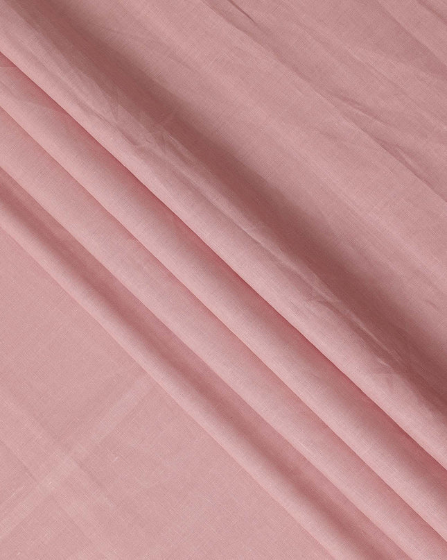 Pink Solid Plain Pure Linen Fabric Soft Breathable Lightweight Natural Textile for Apparel Sewing Craft Dressmaking Material 150 Cms Width Premium Quality Indian Origin Linen Fabric-D28467
