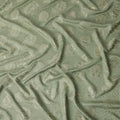Sage Green Silk Satin Jacquard Fabric 140cm