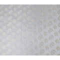 Silver Grey Silk Satin Jacquard Fabric 140cm