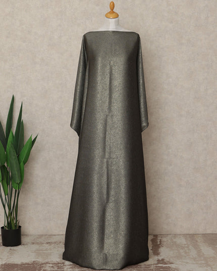 Charcoal Grey Traditional Somali Dirac Silk Chiffon Fabric with Metallic Finish 3.5 Mtrs Length 140 Cms Width Lightweight Flowing Elegant Cultural Wear Fabric from South Korea-D28382