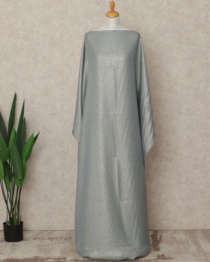 Silver Grey Traditional Somali Dirac Silk Chiffon Fabric with Metallic Finish 3.5 Mtrs Length 140 Cms Width Lightweight Flowing Elegant Cultural Wear Fabric from South Korea-D28379
