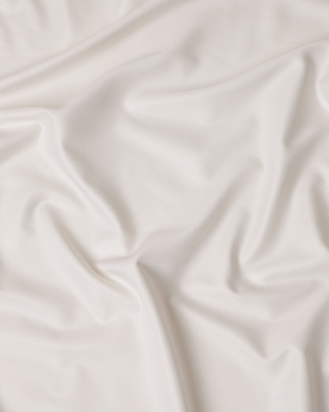 Ivory White Swiss Cotton Shirting Fabric 150cm