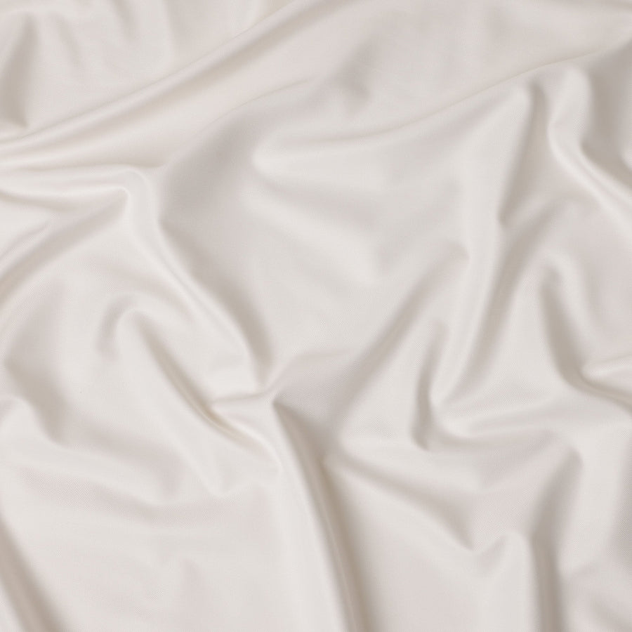 Ivory White Swiss Cotton Shirting Fabric 150cm