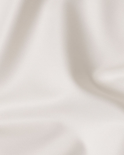Ivory White Swiss Cotton Shirting Fabric 150cm