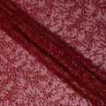 Red Self Pure Silk Chiffon Fabric 110cm