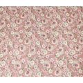 Dusty Pink Vintage Floral Printed Viscose Modal Satin Fabric Soft Smooth Lightweight Flowing Floral Dress Craft Sewing Material Elegant Botanical Pattern 110 Cms Width Made In India-D28310 Regal Fabrics