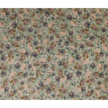 Sage Green Floral Pure Viscose Modal Satin Fabric 110cm
