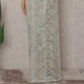 Opal White Floral French Chantilly Lace Saree