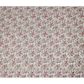 Off White Pink Floral Printed Cotton Voile Fabric 150 Cms Width Lightweight Soft Breathable Dress Material Made In India-D27865 Regal Fabrics