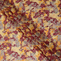 Mustard Yellow Maroon Abstract Printed Cotton Voile Fabric 150 Cms Width Soft Lightweight Breathable Dress Material Made In India-D27881
