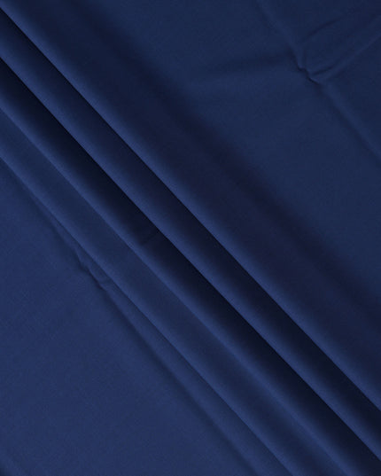 Scabal Super 140 Blue Suiting Fabric 150cm