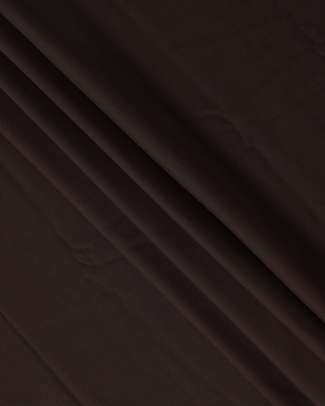 Scabal Super 140 Chocolate Suiting Fabric 150cm