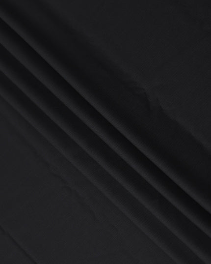 Scabal Super 140 Black Suiting Fabric 150cm
