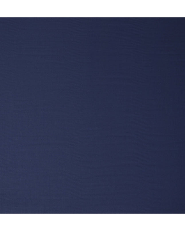 Royal Navy Blue Premium Blended Poly Wool Suiting Fabric 150 Cm Width Smooth Finish Durable Breathable Wrinkle Resistant Fabric For Suits Blazers Trousers Formal Wear Made In India-D28856 Regal Fabrics