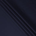 Navy Blue Solid Textured Premium Italian 100% Cotton Shirting Fabric Smooth Woven Diagonal Weave Luxury Apparel Material 150 Cms Width Made in Italy-D27432