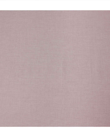 Dusty Rose Solid Textured Premium Italian 100% Cotton Shirting Fabric Smooth Woven Fine Grain Luxury Apparel Material 150 Cms Width Made in Italy-D27433