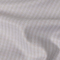 Light Grey Solid Premium Italian 100% Cotton Shirting Fabric Smooth Woven Fine Texture Luxury Apparel Material 150 Cms Width Made in Italy-D27430