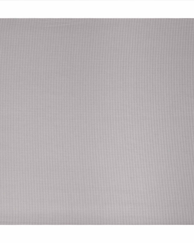 Light Grey Solid Premium Italian 100% Cotton Shirting Fabric Smooth Woven Fine Texture Luxury Apparel Material 150 Cms Width Made in Italy-D27430