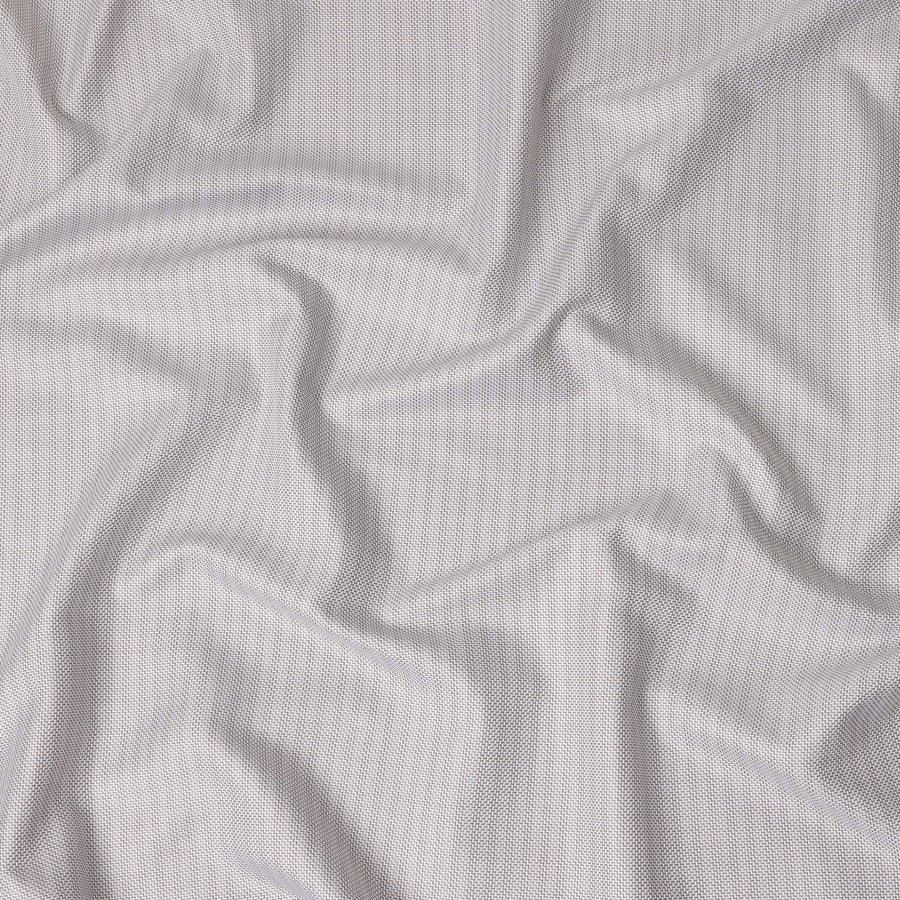 Light Grey Micro Textured Premium Italian Blended Cotton Shirting Fabric Subtle Woven Pattern Soft Breathable Luxury Shirt Tailoring Material 150 Cms Width Italy Origin-D28504 - Regal Fabrics