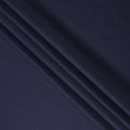 Navy Blue Textured Stripe Premium Italian Blended Cotton Shirting Fabric Subtle Woven Pattern Soft Breathable Luxury Shirt Tailoring Material 150 Cms Width Italy Origin-D28502 - Regal Fabrics