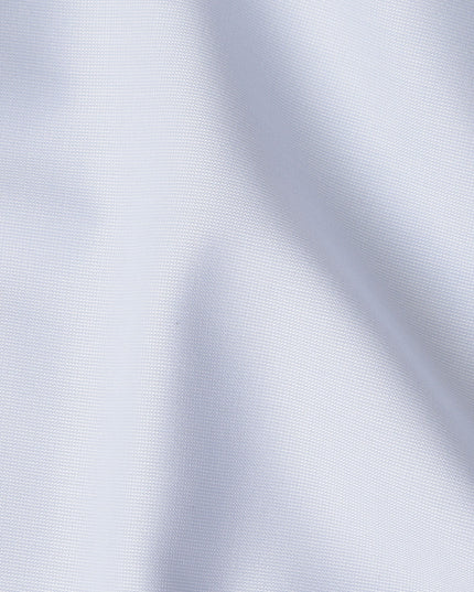 Powder Blue Solid Plain Premium Italian Blended Cotton Shirting Fabric Smooth Soft Lightweight Breathable Luxury Shirt Tailoring Material 150 Cms Width Italy Origin-D28499
