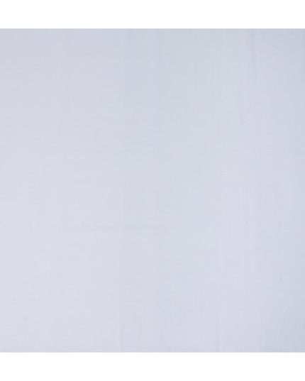 Powder Blue Solid Plain Premium Italian Blended Cotton Shirting Fabric Smooth Soft Lightweight Breathable Luxury Shirt Tailoring Material 150 Cms Width Italy Origin-D28499