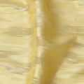 Lemon Yellow Abstract Textured Synthetic Chiffon Fabric 140 Cms Made In India-D27410
