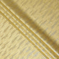 Lemon Yellow Abstract Textured Synthetic Chiffon Fabric 140 Cms Made In India-D27410