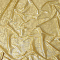 Golden Yellow Abstract Textured Synthetic Chiffon Fabric 140 Cms Made In India-D27417