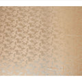 Champagne Beige Abstract Textured Synthetic Chiffon Fabric 140 Cms Made In India-D27418