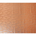 Peach Orange Abstract Textured Synthetic Chiffon Fabric 140 Cms Made In India-D27411