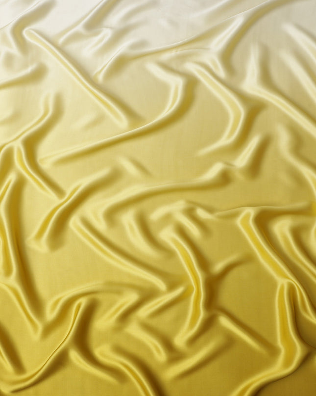 Gold Yellow Ombre Silk Satin Fabric 110cm