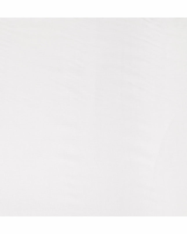 Pure White Pure Linen 60 Lea Fabric 150cm India