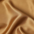 Golden Brown Premium Pure Silk Satin Fabric Solid Plain Smooth Finish 110 Cms Wide Luxury Dressmaking Material From China-D27480 Regal Fabrics