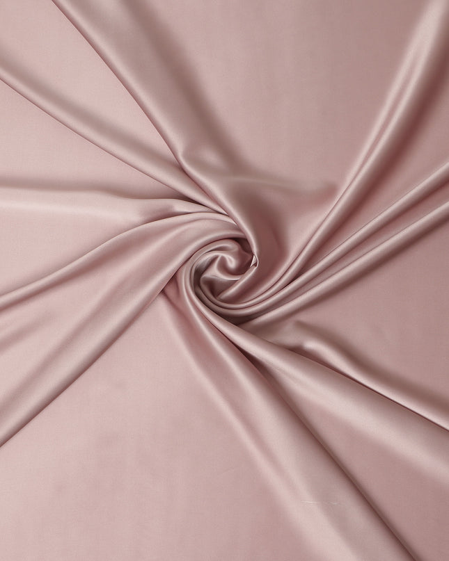 Blush Pink Premium Pure Silk Satin Fabric Solid Plain Smooth Finish 110 Cms Wide Luxury Dressmaking Material From China-D27481