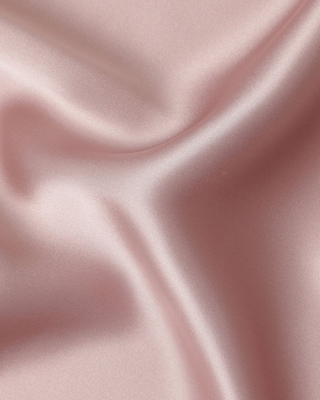 Blush Pink Premium Pure Silk Satin Fabric Solid Plain Smooth Finish 110 Cms Wide Luxury Dressmaking Material From China-D27481