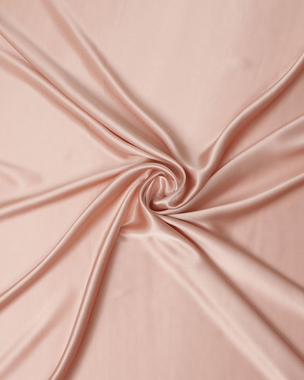 Peach Premium Pure Silk Satin Fabric Solid Plain Smooth Finish 110 Cms Wide Luxury Dressmaking Material From China-D27478 Regal Fabrics