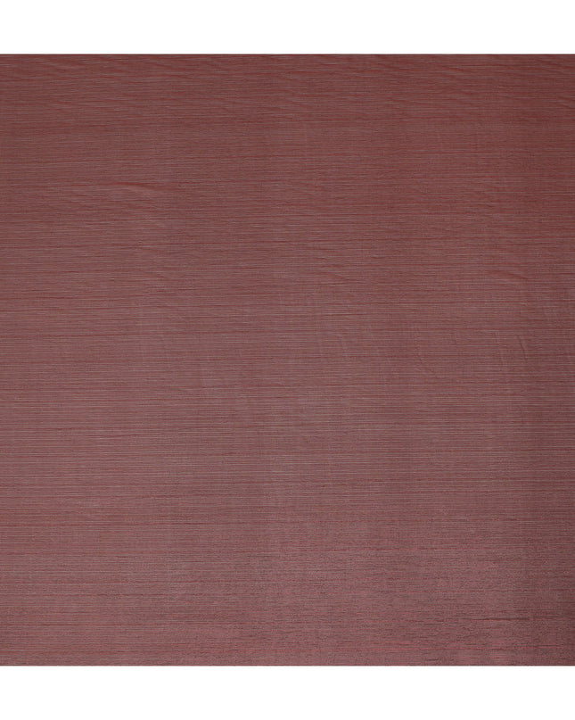 Maroon Plain Synthetic Chiffon Fabric 110 Cms Width India-D27745