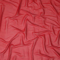 Coral Plain Synthetic Chiffon Fabric 110 Cms Width India-D27746