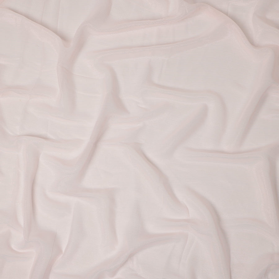 Light Pink Plain Synthetic Chiffon Fabric 110 Cms Width India-D27749