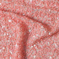 Blush Pink Silk Georgette Sequin Fabric 110cm