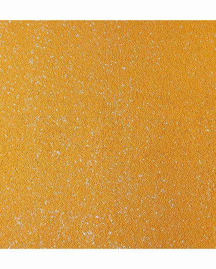 Marigold Yellow Silk Georgette Sequin Fabric 110cm