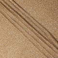 Camel Beige Silk Georgette Sequin Fabric 110cm